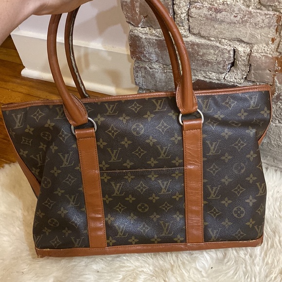 Louis Vuitton vintage 1990’s Sac Weekender Brown Monogram Leather - Picture 8 of 9